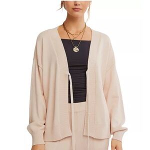 Free People Solar sweater.  NWOT. Pale pink